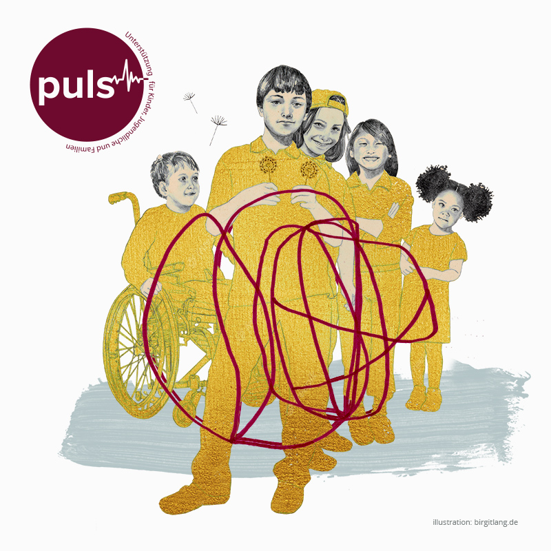puls jugendhilfe - illustration by birgitlang.de