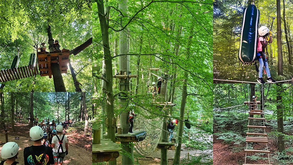 Sommerferien 2025 mit puls - Kletterwald Hamburg - Abenteuer im Hochseilgarten