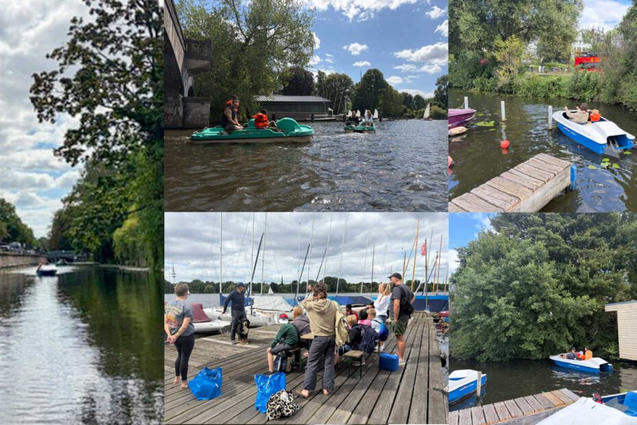 puls-jugendhilfe Ferienausflug Tretboot fahren