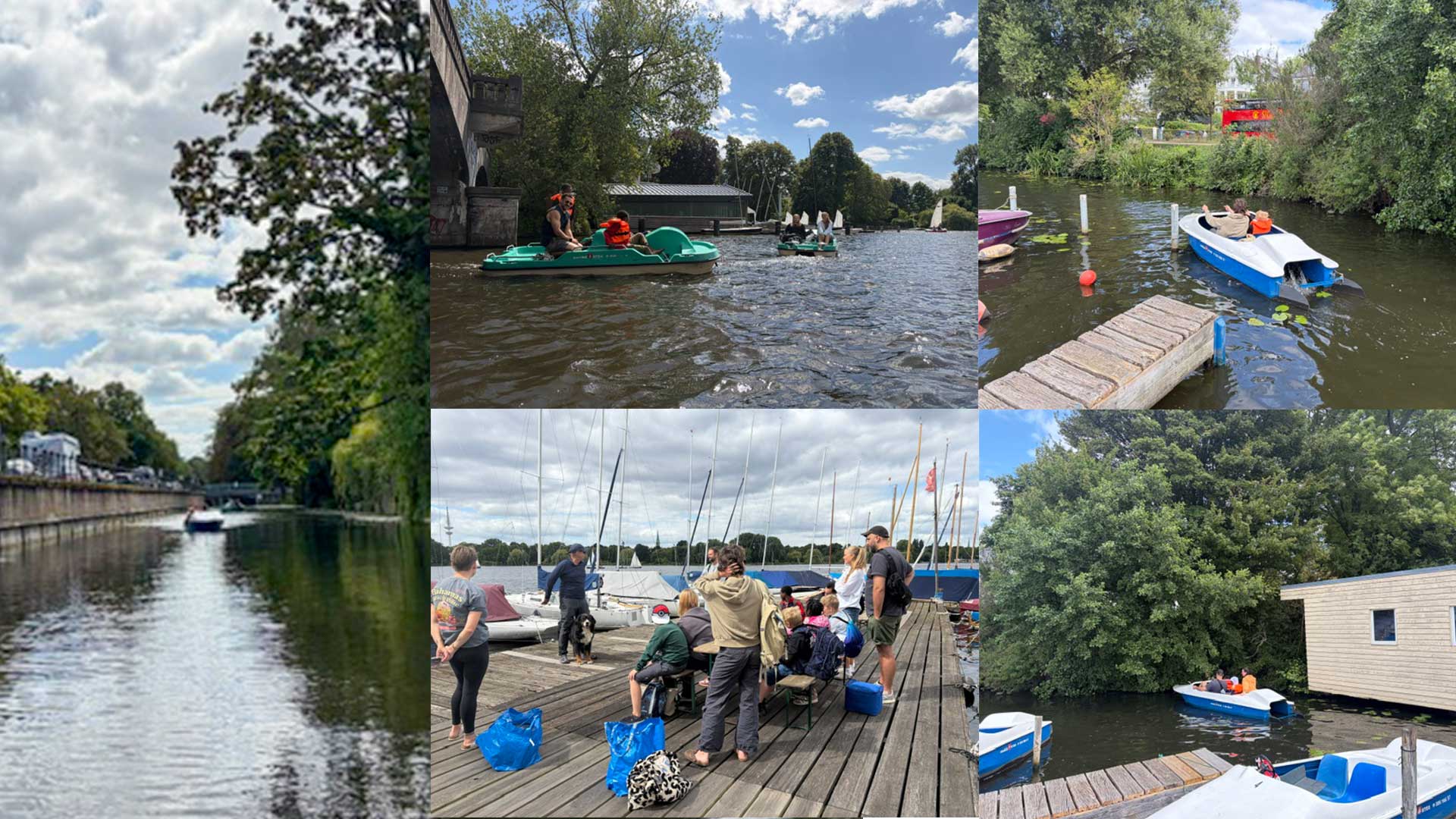 puls-jugendhilfe Ferienausflug Tretboot fahren